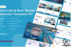 Saile | Yacht Club & Boat Rental Elementor Template Kit