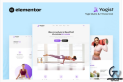 Yogist – Yoga Studio & Fitness Club Elementor Template Kit