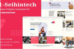 Seihintech - Digital Product Elementor Template Kit