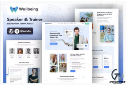 Wellbeing | Speaker & Trainer Elementor Template Kit