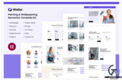 Wallar | Painting & Wallpapering Service Elementor Template Kit