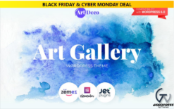 Art Deco - Art Gallery WordPress Theme