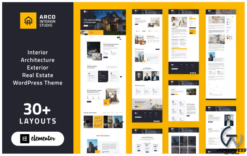 ARCO - Interior Architecture Studio WordPress Elementor Theme