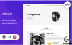 Ajmain – Portfolio Landing Page WordPress Theme