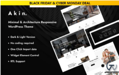 Akin - Minimal and Architecture Responsive WordPress Theme