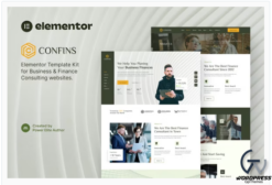 Confins – Business & Finance Consulting Elementor Template Kit