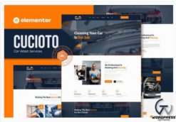 Cucioto - Car Wash Services Elementor Template Kit