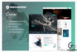 Croise - Ballet & Dance School Elementor Pro Template Kit