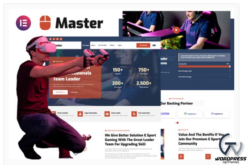 Master - Esport Team & Gaming Community Elementor Template Kit