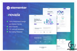 Inovazia - IT Services Elementor Pro Full Site Template Kit