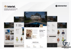 Interial - Interior & Architecture Elementor Template Kit
