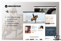 Charreria - Horse Riding Club Elementor Template Kit