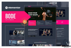 Bode - Gym & Sports Elementor Template Kit