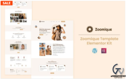 Zoomique - Photography and Video Recording Services Elementor Template Kit(m)