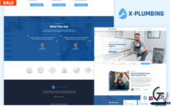 X-Roofing - Services Ready to Use Elementor One-page Template(m)