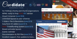 Candidate Political/Nonprofit/Church WordPress Theme 3.2