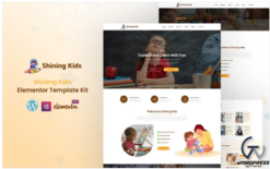 Shining Kids - School-Collage and Education Elementor Template Kit(m)