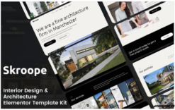 Skrooope – Interior Design & Architecture Elementor Template Kits(m)