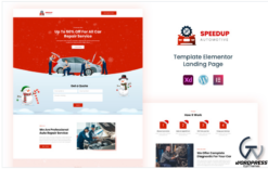 Speedup Automotive - Car Repair Service Ready to use Elementor Template(m)