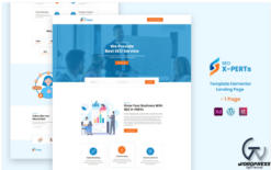 SEO X-Perts - Seo Services Ready to use Elementor Landing Page Template(m)