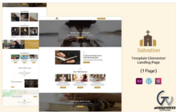 Salvation - Church Elementor Landing Page Template(m)