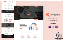 SEO Solution Ready to Use Elementor Landing Page Template(m)
