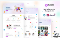 Running Sports - Sports Ready to Use Elementor Kit(m)