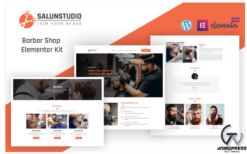Salun Studio - Hair Dresser & Beauty Ready to Use Elementor Kit(m)