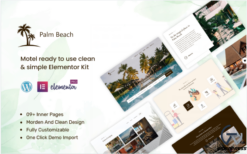Palm Beach - Motel ready to use clean & simple Elementor Kit(m)
