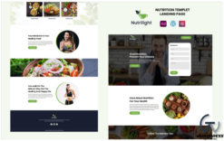Nutrilight - Health and Fitness Elementor Template(m)