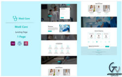 MediCare Medical Services Ready to use Elementor Landing Page Template(m)
