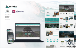 Maleka - Adventure Travel Agency Wordpress Elementor Template Kit(m)