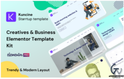 Kuncine - Creatives & Business Elementor Template Kit(m)