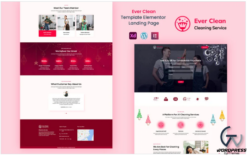 Ever Clean - Cleaning Services Ready to Use Elementor Landing Page Template(m)