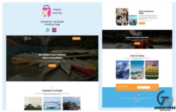 Happy Journey - Tours and Travels Elementor Template(m)