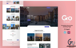 Go Travel - Travelling Services Elementor Landing Page Template