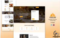 FoodLane - Restaurant Services Elementor Landing Page(m)