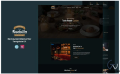 Foodvilla - Restaurant Services Elementor Template Kit(m)