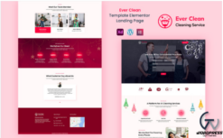 Ever Clean - Cleaning Services Ready to Use Elementor Landing Page Template