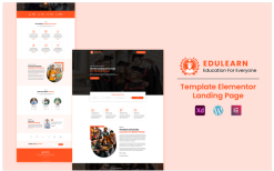 EduLearn - School and University Education Ready to Use Elementor Template(m)