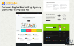 Dodolan - Digital Marketing Agency Elementor Template Kits