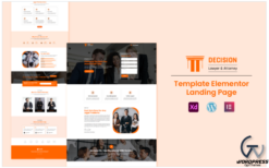 Decision - Lawyer and Attorney Services Landing Page