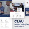 Clau – Business Landing Page Elementor Template Kit 2 8. 9