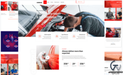 Carzus - Car Repair -Landing Page Template Kit