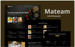 Cafe & Restaurant Elementor Template Kit(m)