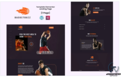 BasketBuzz - Basketball Game Elementor Template