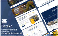 Batako - Construction and Building Elementor Template Kit