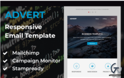 Advert - Responsive email template Newsletter Template