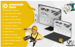 Workshop Tools Store WooCommerce Theme