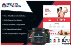 Sports Nutrition Store WooCommerce Theme